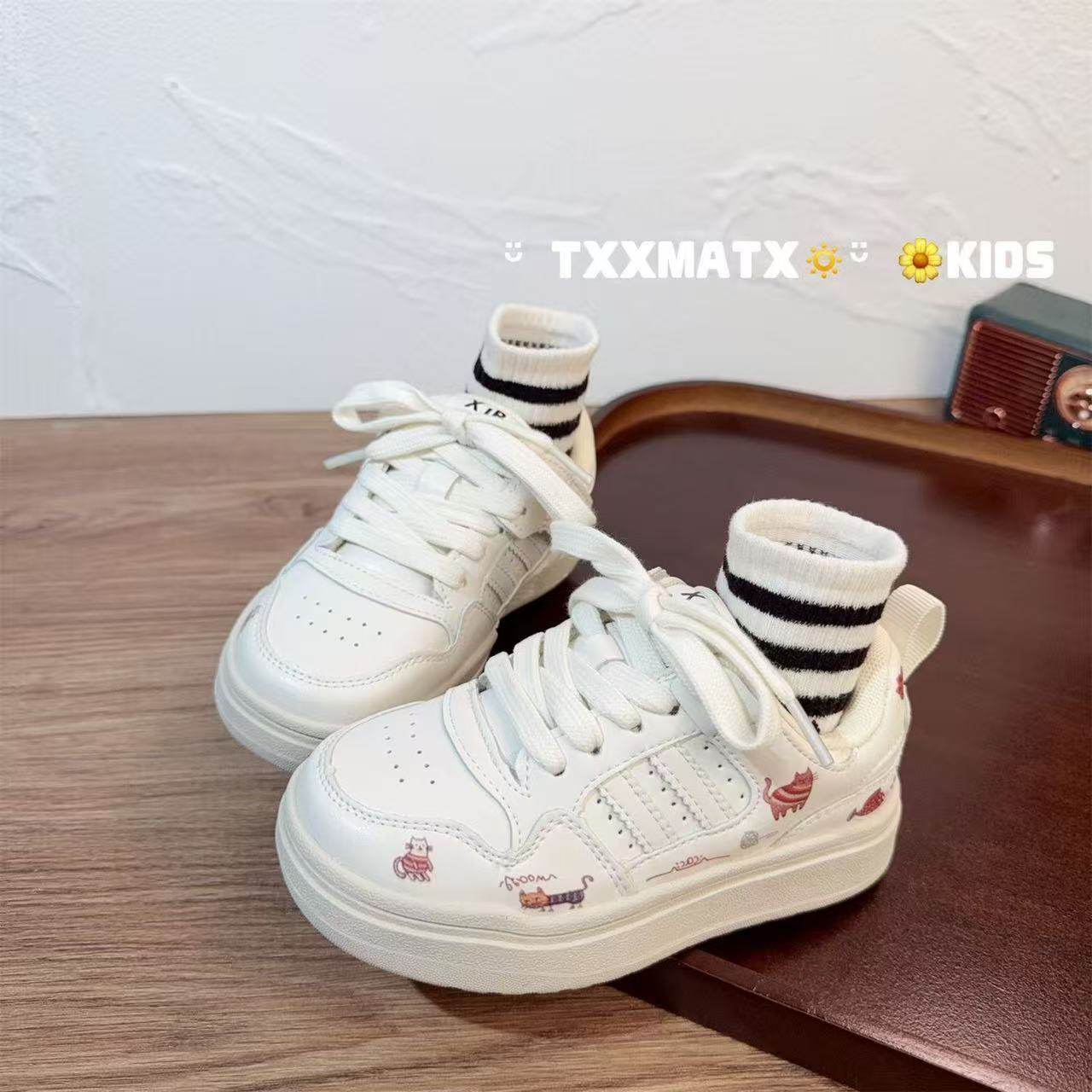 女童卡通板鞋男童运动鞋2026春季新款中大童休闲鞋儿童学生小白鞋,童鞋/婴儿鞋/亲子鞋,板鞋,淘宝优惠券,粉丝福利购,淘宝优惠卷