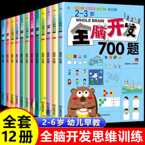 2-3-4-5-6岁幼儿全脑开发700题