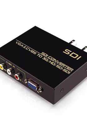 VGA+AV转SDI转换器高清转换器MT-VS12双输出VGA复合视频转3G-SDI