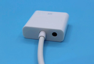 包邮hdmi转vga转换器带音频高清转接线电脑电视盒投影仪VGA显示器