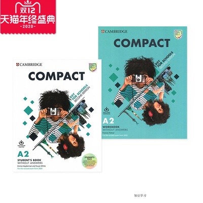 正版知豆现货 KET综合教程 Compact Key for Schools 学生用书练习册
