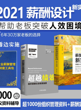薪酬激励新实战+超越绩效 宏恩商学院企业人力资源管理薪酬激励工具包企业公司绩效管理考核制度行政管理类书籍