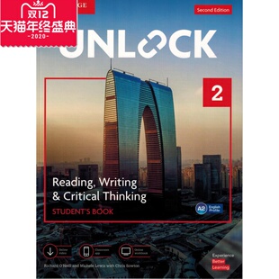 正版知豆剑桥 原版 第二版Unlock Level 2 Reading and Writing
