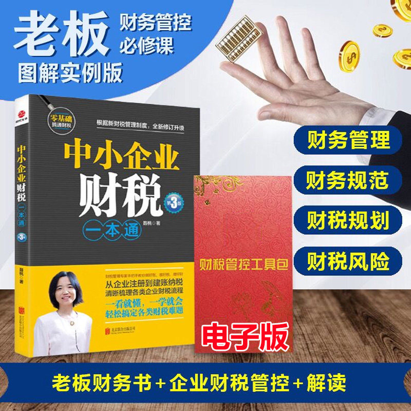 正版中小企业财税一本通聂桃著老板财务书企业财税管控全套资料电子版