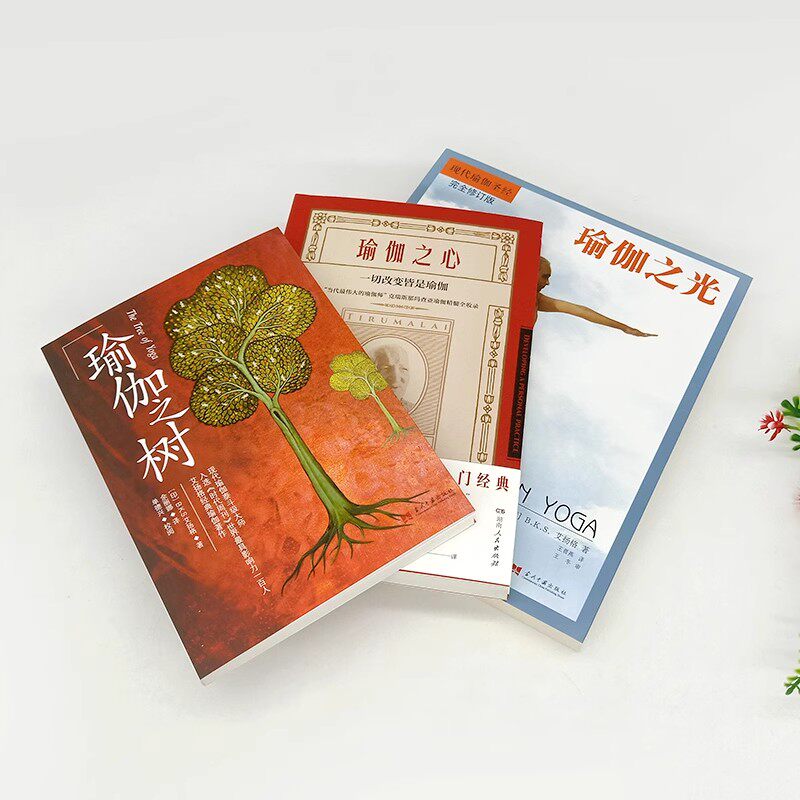 瑜伽之树+瑜伽之光+瑜伽之心 全3册 艾扬格瑜伽书 瑜伽教程 瑜伽教练培训教材瑜伽书籍零基础学瑜伽初学者体式大全参考书
