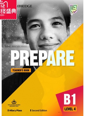 正版知豆第二版 Prepare 4 Teacher's Book 教师书 匹配剑桥考试2