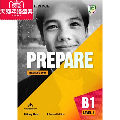 正版知豆第二版 Prepare 4 Teacher's Book 教师书 匹配剑桥考试2