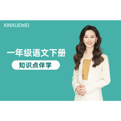 一年级下册语文知识点伴学在线视频课程非DVD