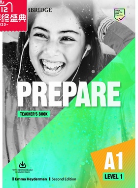 正版知豆第二版 Prepare 1 Teacher's Book 教师书 匹配剑桥考试2