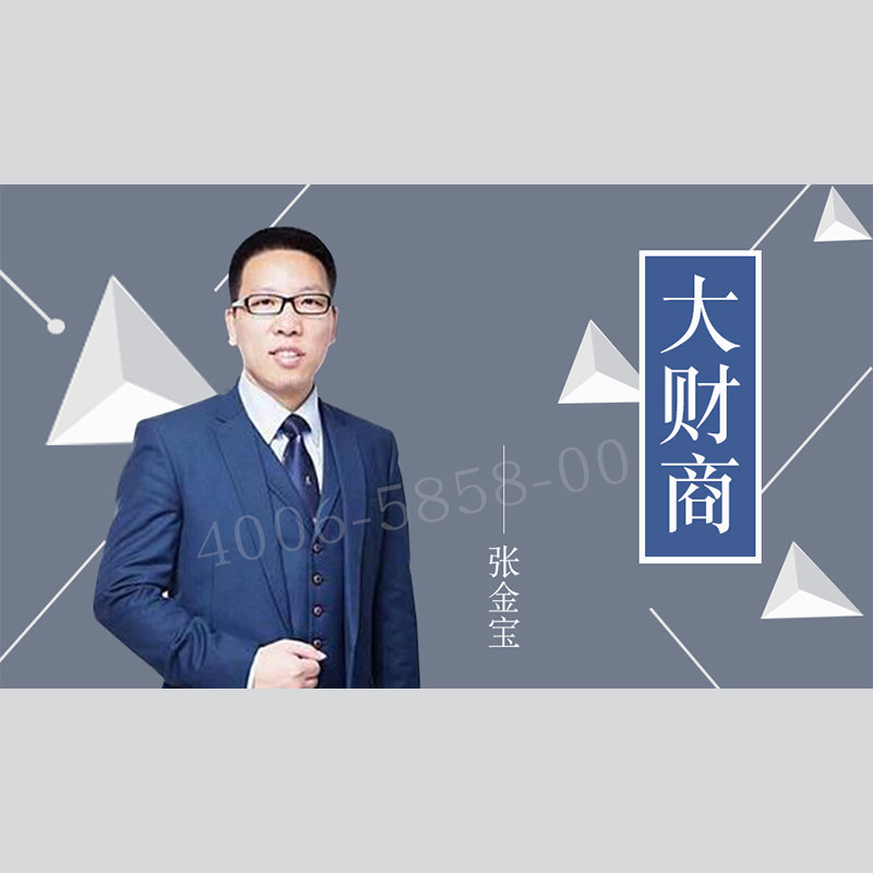 正版包票  张金宝 大财商 视频课程非dvd