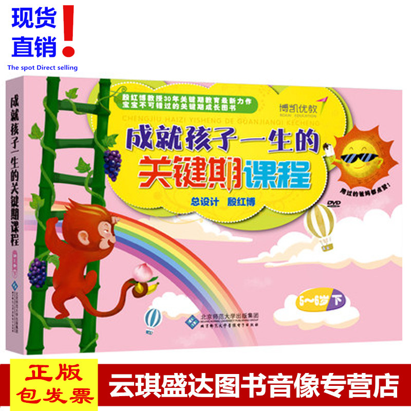现货成就孩子一生的关键期课程5-6岁 下 操作手册+DVD光盘
