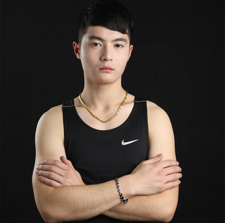 RADIATION PROTECTION CERVICAL NECKLACE ANTI-FATIGUE HEALTH CARE MAGNETIC THERAPY SPORTS TITANIUM COLLAR WOMEN MENS JAPAN PURE TITANIUM BEADS GERMANIUM PEPTIDE CHAIN