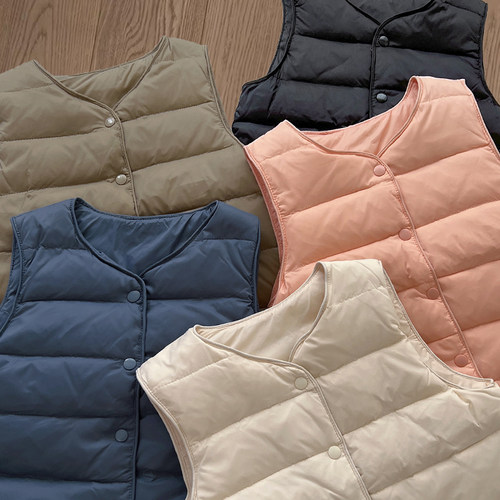 A类儿童羽绒马甲厂家直销