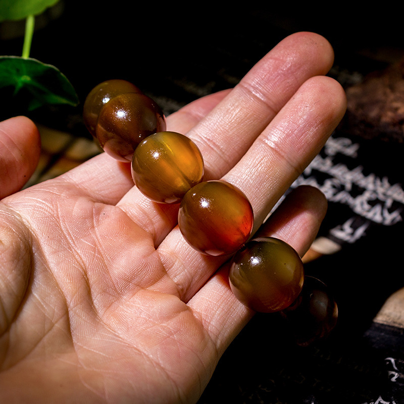 藏式西藏羊角手串天然满血女男款