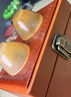 藏式藏地天然0羊角真品酒杯茶杯