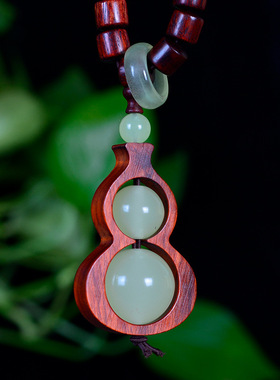 赞比亚紫檀桶珠项链高密度手链跑