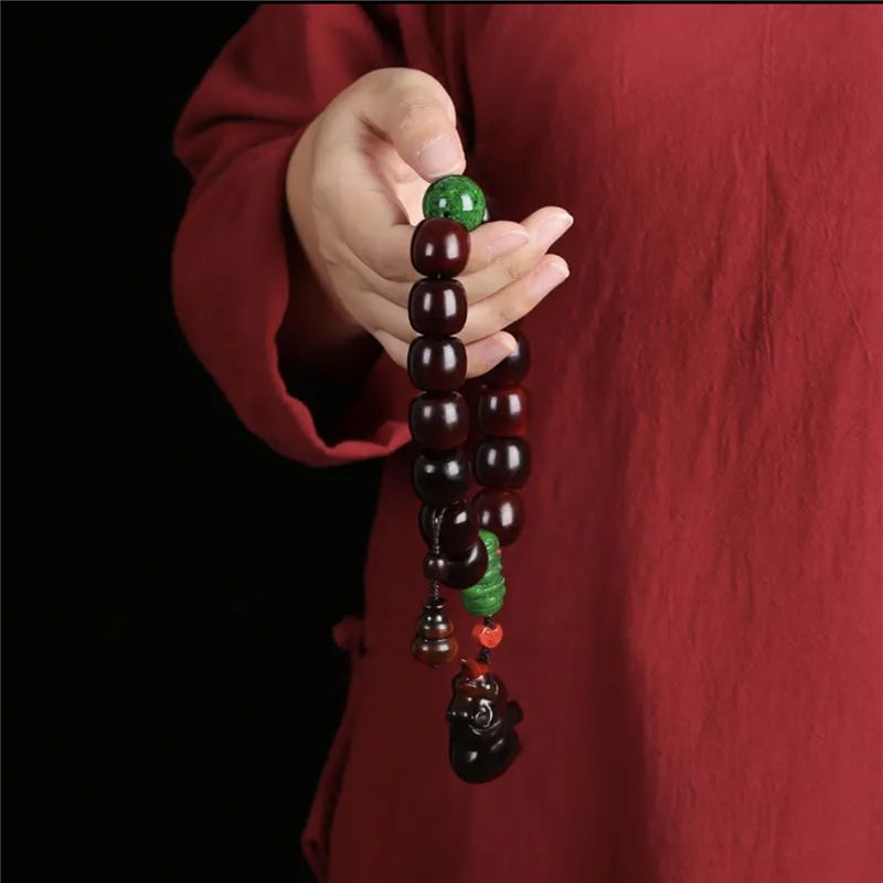 藏式西藏牦牛角手串手串小犀牛文