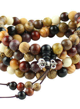 厂家批发各种木质佛珠手串108颗