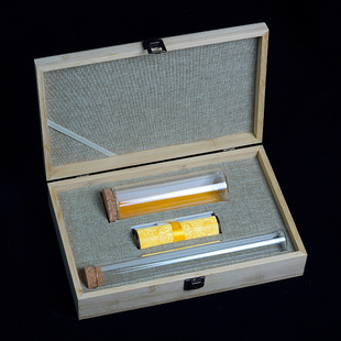 高档佛珠礼盒复古包装盒子盘玩袋锦布手套绒布袋烟嘴礼品盒子批发