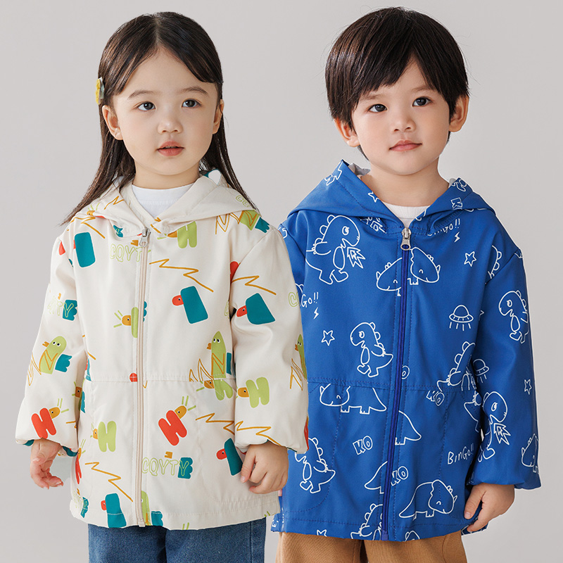 儿童秋冬防水防脏洋气羽绒服罩衣