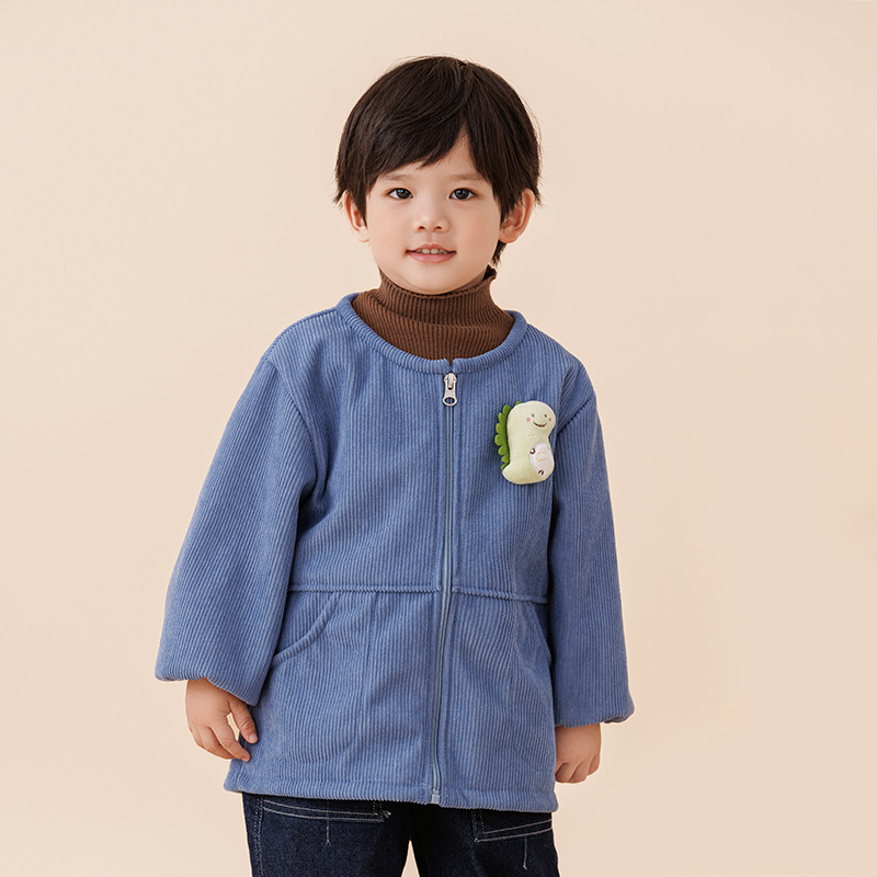 男宝宝羽绒服防脏罩衣