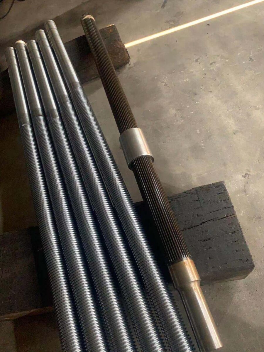 新品渐开线花键轴定做矩形花键40cr花键轴齿轮轴花键套高精度传动