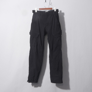 男装 户外黑色登山裤 防风防水 复合一体绒男士保暖绒里户外软壳