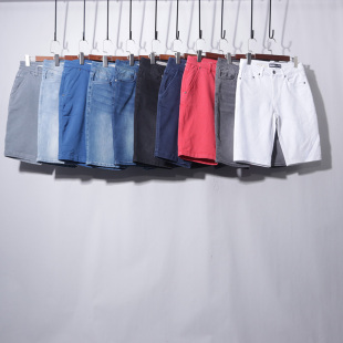 夏季 五分裤 美式 复古高街休闲短裤 SLIM 男潮牌潮流中裤 FIT