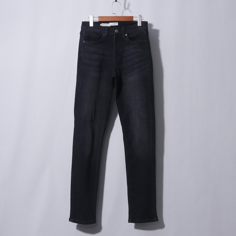 男装 （SLIM）黑灰小脚裤高端牛仔裤欧货外贸春秋季秋装男款裤子