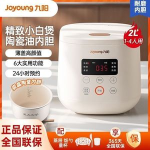 Joyoung/九阳 F-20FZ125电饭煲瓷晶陶釜内胆电饭锅2L小容量精致