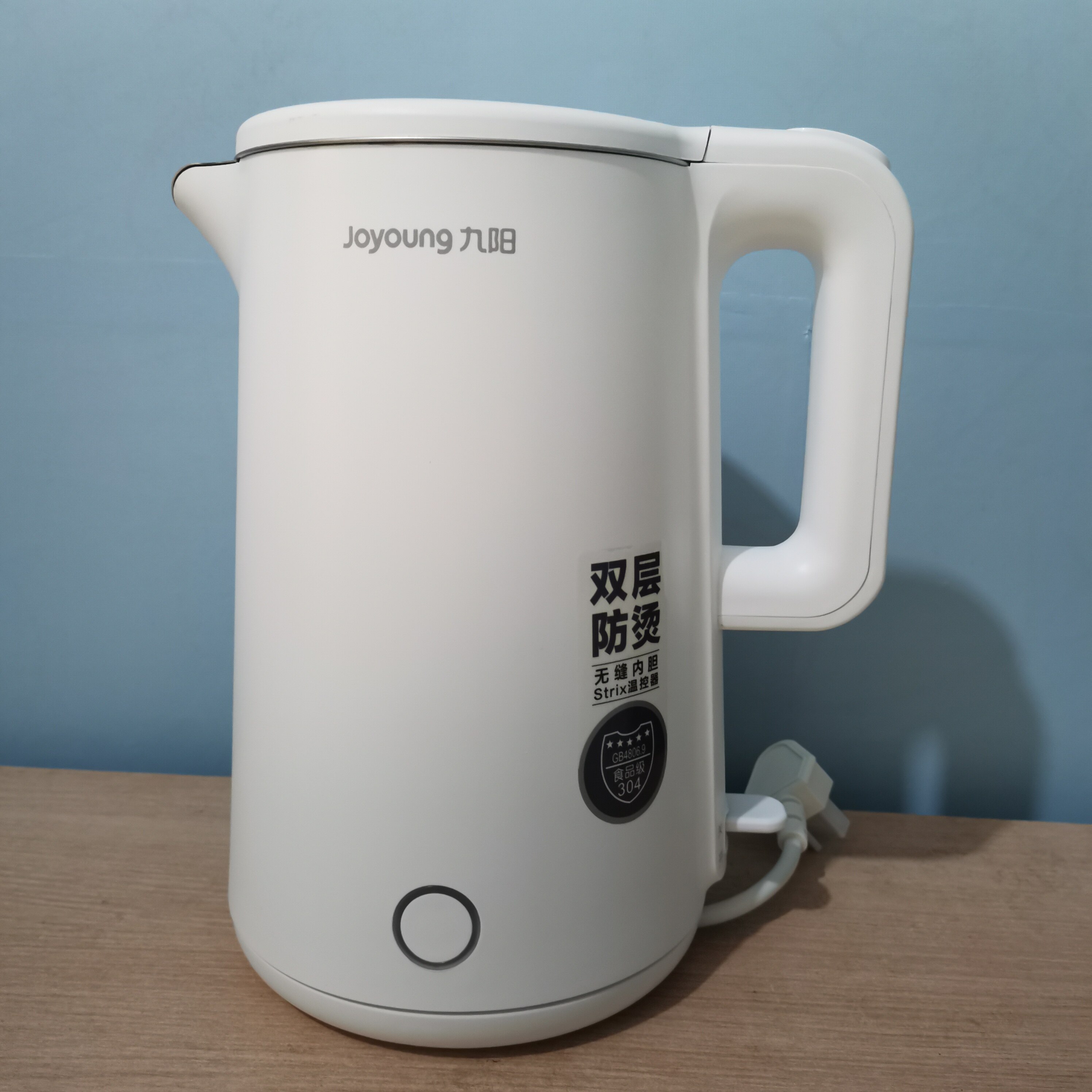 Joyoung/九阳K17-F25电热水壶开水煲1.7L双层不锈钢304家用大容量