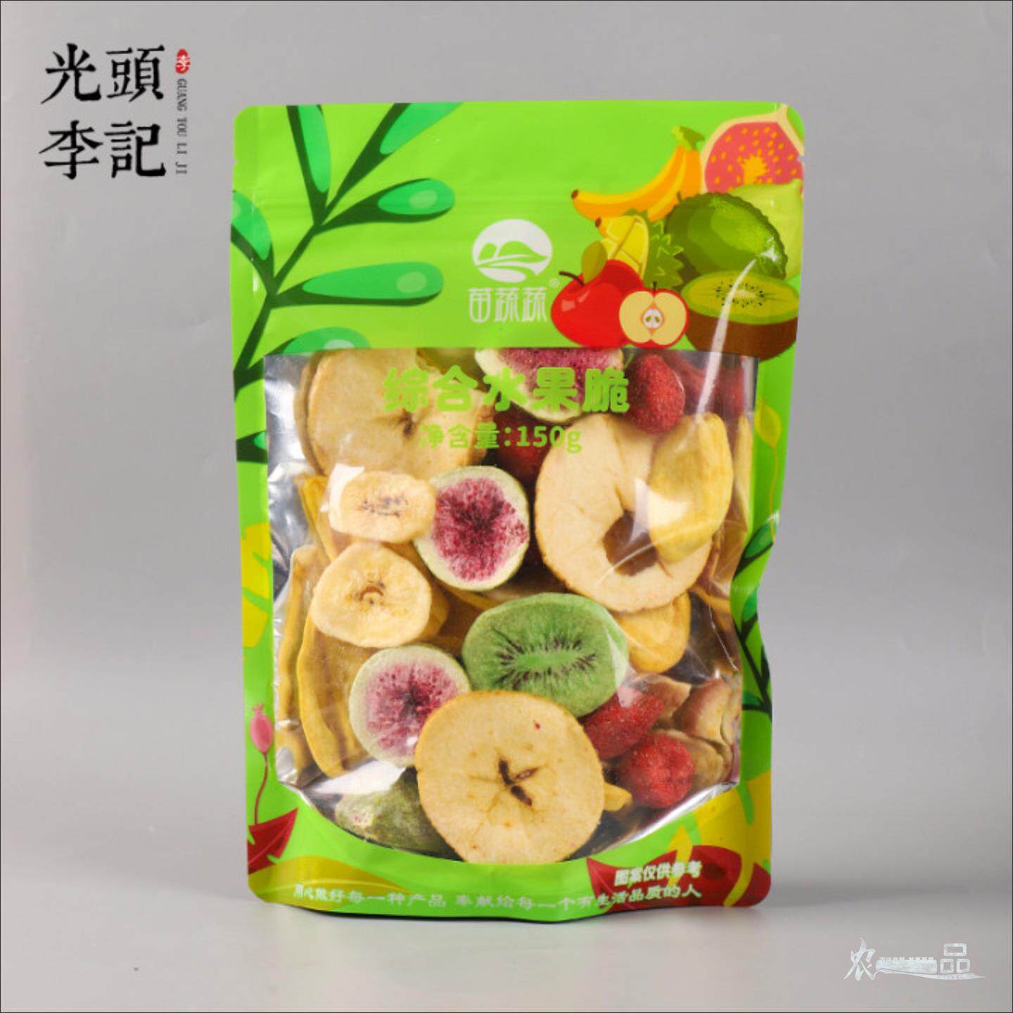 综合水果脆休闲零食蔬果干酸甜可口袋装混合果干营养健康150g