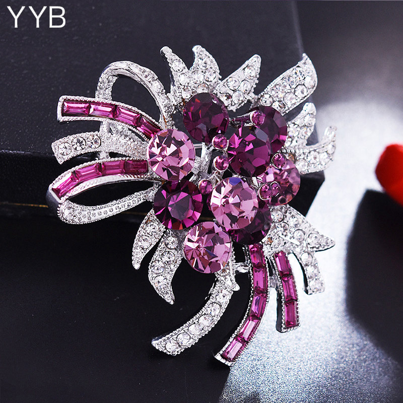 百搭时尚人工珍珠蝴蝶孔雀胸针大别针韩版胸花饰品女士配饰披肩扣