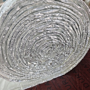 排气管隔热棉防火棉排烟管防火隔热棉铝箔保温棉农用机消音器专用