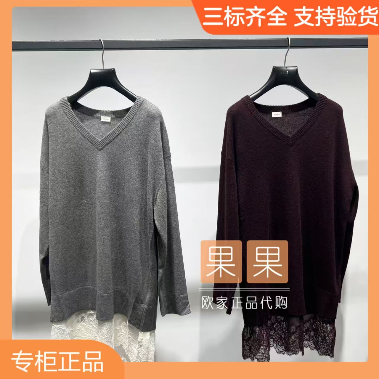 欧时力专柜正品1MY308004F 2026秋冬纯色长袖连衣裙长裙
