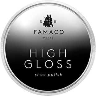 FAMACO法国镜面硬蜡皮鞋快速光亮抛光蜡鞋油无色通用鞋蜡擦鞋神器