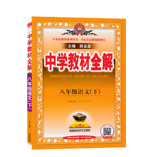 八年级下册语文全解人教版初二下8年级下册薛金星中学教材全解同步讲解练习教辅练习课后答案工具书JF