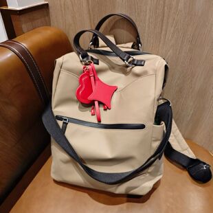 高颜值轻便电脑双肩包女2026新款 超火旅行通勤女士背包防水大 时尚