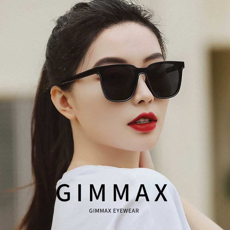 Солнцезащитные очки Gimmax Qingmo для женщин, поляризованные, крупная форма, тонкие солнцезащитные очки, анти-ультрафиолетовый прилив
