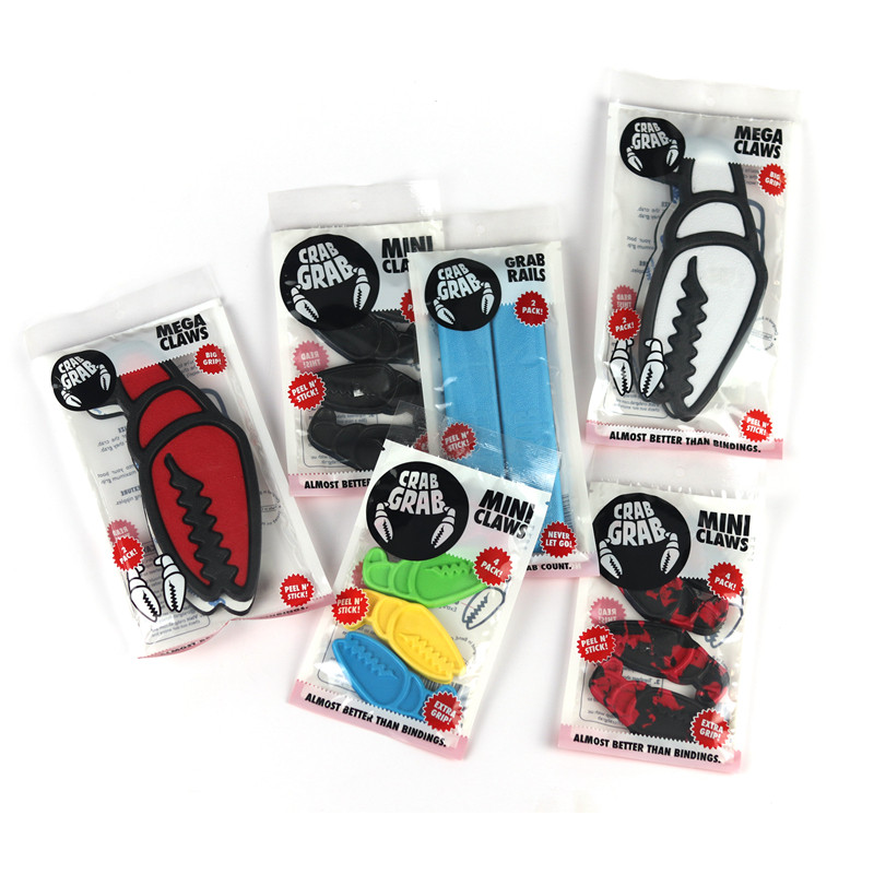 大连极速特卖CRABGRAB螃蟹滑雪板男女款儿童滑雪单板防滑贴纸成人