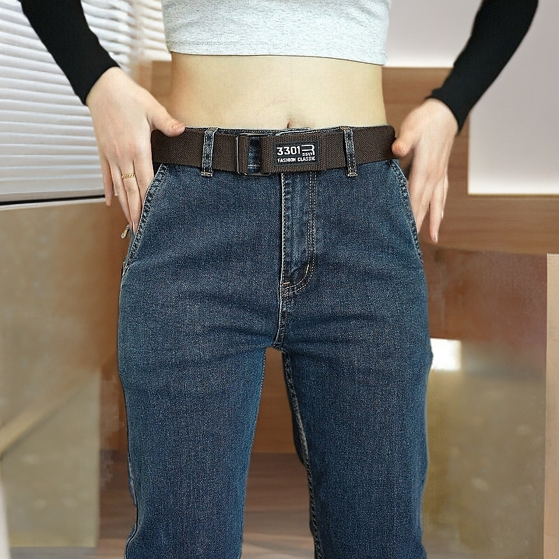 高端经典男士牛仔裤春季弹力直筒潮男百搭宽松长裤耐磨品质男裤子