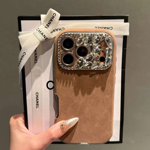秒变iPhone17promax手机壳17Pro皮质堆钻奢华14/11高级苹果16/15/13防摔12