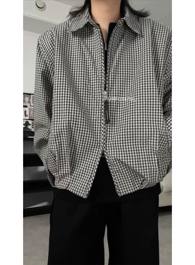 PURPOSEFUL诠度 秋冬新款 格子夹克外套