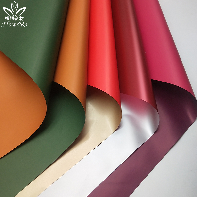 圣诞节苹果包装纸双色鲜花