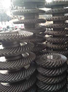 JS40减速机配件圆弧伞齿轮 40T刮板减速机用弧齿盘