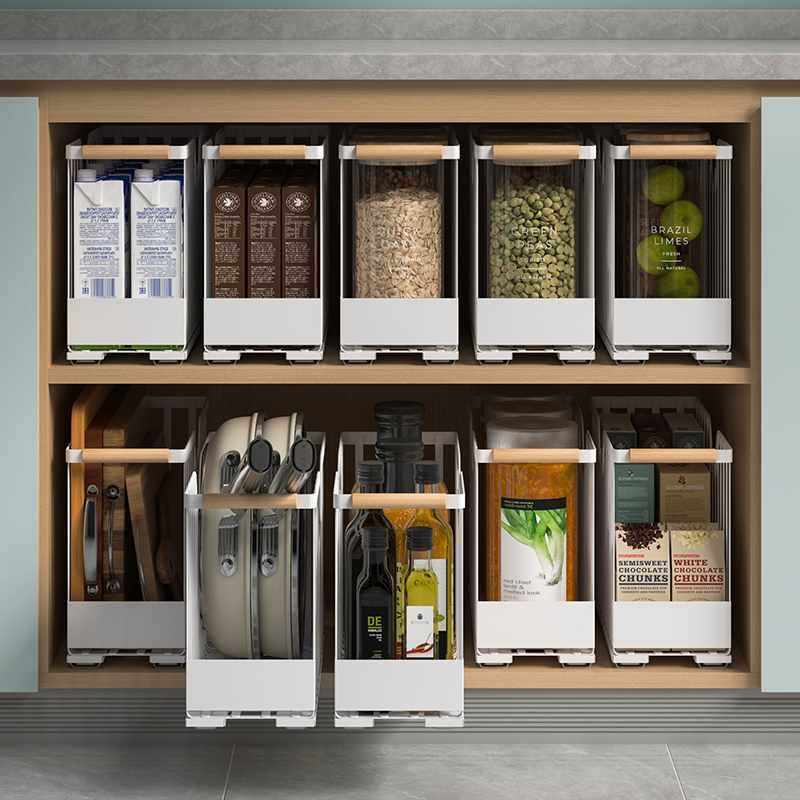 抽拉式调料置物架极窄柜超深橱柜拉篮内置厨房抽屉式夹缝分层架无,3C数码配件,USB灯,淘宝优惠券,粉丝福利购,淘宝优惠卷