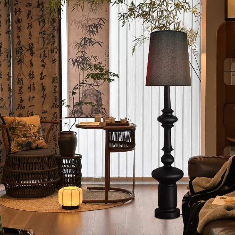 中古风客厅沙发装饰落地灯意大利设计师款复古卧室立式艺术感台灯