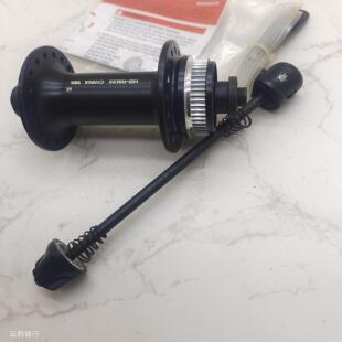 自行车前花鼓36孔中锁碟刹 RM33 山地车开裆100mm前轴皮花鼓