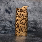 潮流男士 时尚 送礼 老伙计手工黄紫铜弹射煤油半自动打火机个性 新款