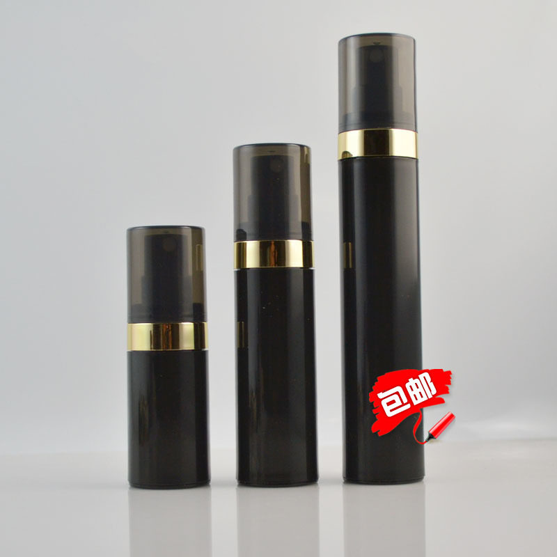 29元包邮15ML 30ML 50ML黑色金边真 空瓶 喷雾瓶 乳喷瓶 化妆工具